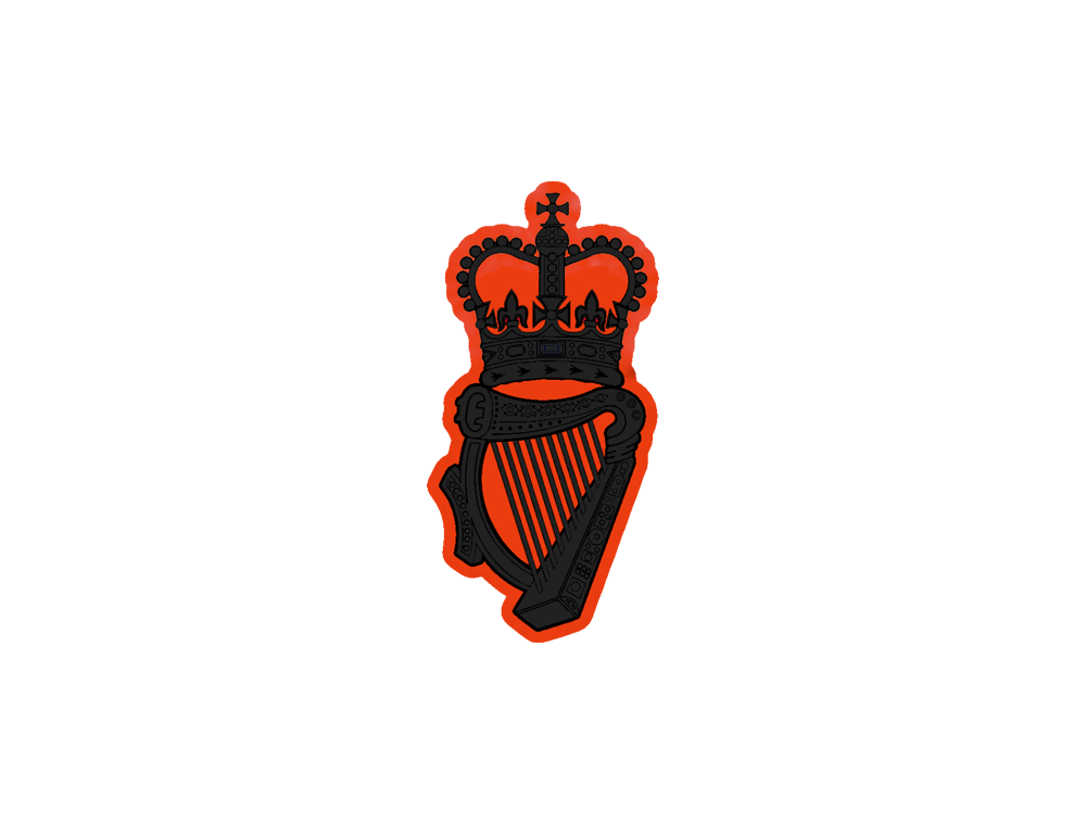 RoyalUlster Constabulary cap badge 
Via Wikimedia Commons