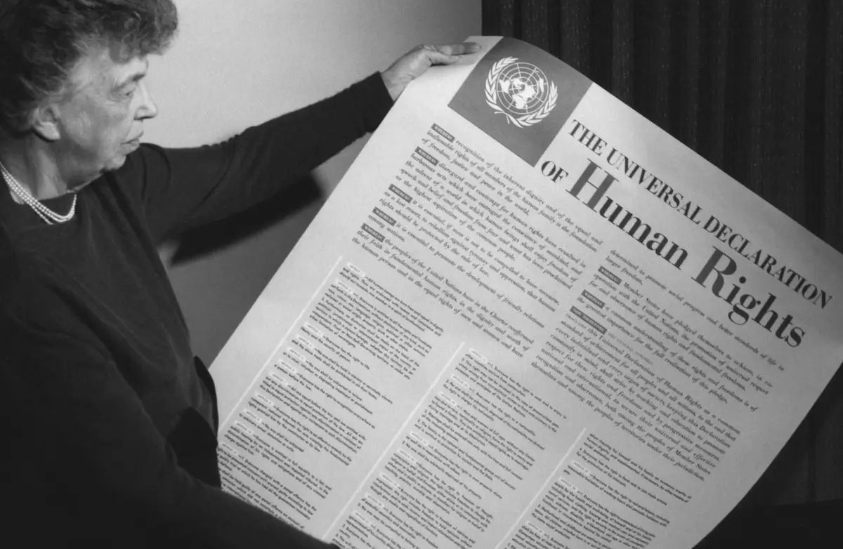 Universal Declaration of Human Rights 
FDR Presidential Library & Museum, CC BY 2.0, via Wikimedia Commons
