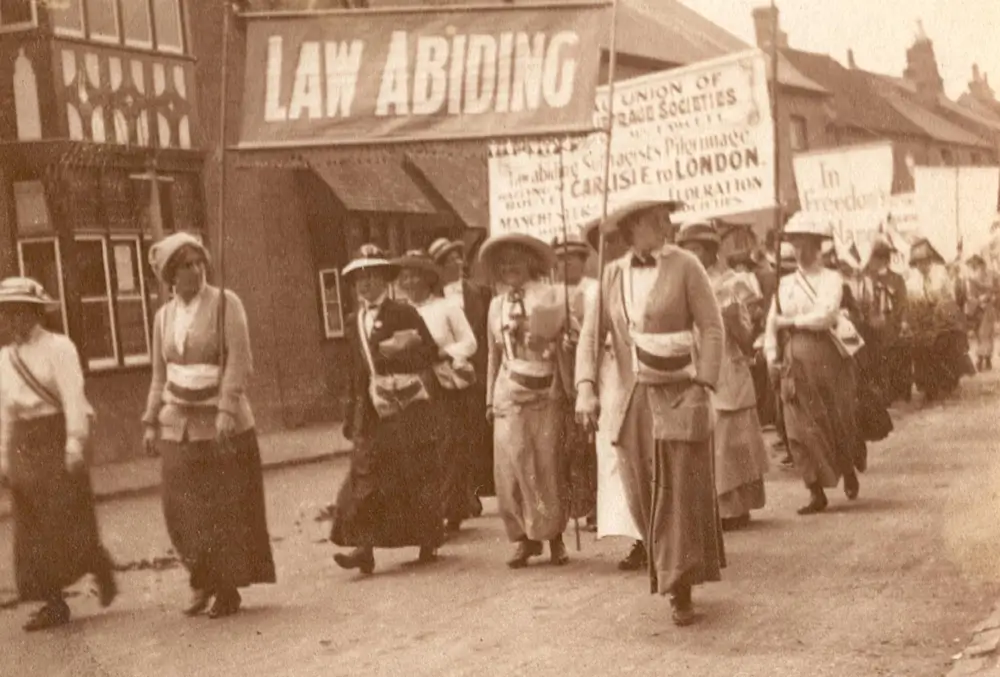 Suffragette Pilgrims 
LSE Library, No restrictions, via Wikimedia Commons