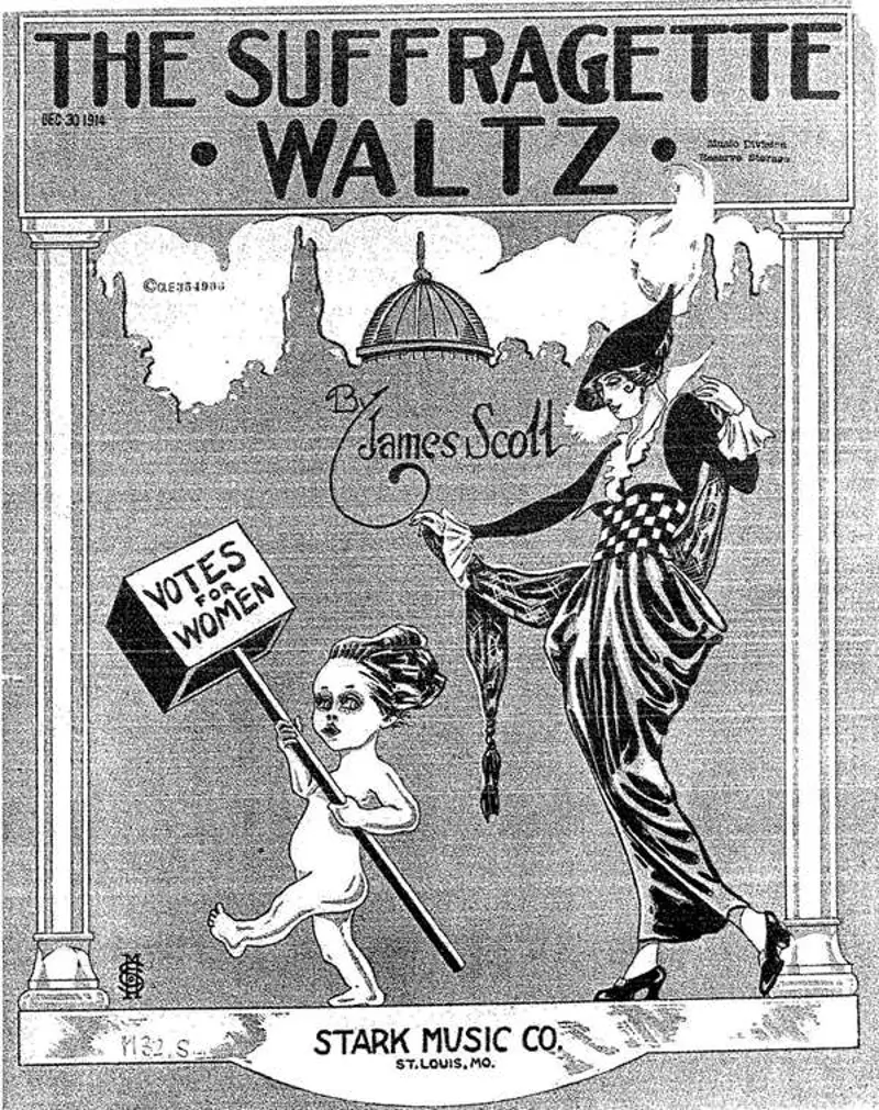 Suffragette Waltz 
Scott, James, 1885-1938, Public domain, via Wikimedia Commonss